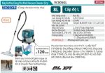 VC005GLZ  Máy Hút Bụi Dùng Pin(khô/8l/bl)(40v Max)