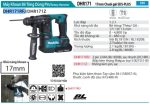 DHR171RFJ  Máy Khoan Bê Tông Dùng Pin (kèm 02 Pin 3.0 + Sạc Nhanh)
