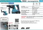 DHR242Z  Máy Khoan Bê Tông 3 Chức Năng Dùng Pin (không Kèm Pin Sạc)
