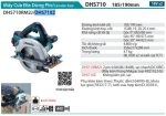 DHS710Z  Máy Cưa Đĩa Dùng Pin(190mm)(18vx2) (không Kèm Pin Sạc)