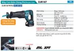 DJR187Z  Máy Cưa Kiếm Dùng Pin(bl)(18v) (không Kèm Pin Sạc)