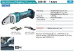 DJS161Z  Máy Cắt Kim Loại Thẳng Dùng Pin(18v) (không Kèm Pin Sạc)