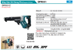 DFR551Z  Máy Vặn Vít Cuộn Dùng Pin(18v) (không Kèm Pin Sạc)