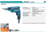 DP2010  Máy Khoan Tốc Độ Cao(6.5mm)