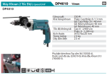 DP4010  Máy Khoan Tốc Độ Cao(13mm)