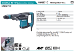 HM0871C  Máy Đục Bê Tông(chuôi Gài Sds-max) HM0871C  Máy Đục Bê Tông(chuôi Gài Sds-max)