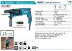 HR2630T  Máy Khoan Bê Tông 3 Chức Năng