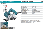 M0401B  Máy Cắt Đá/gạch(110mm)
