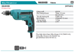 M6000B  Máy Khoan(10mm)