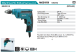 M6501B  Máy Khoan Tốc Độ Cao(6.5mm)