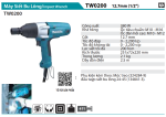 TW0200  Máy Siết Bu Lông(12.7mm)