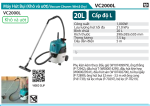VC2000L  Máy Hút Bụi(ướt&khô)