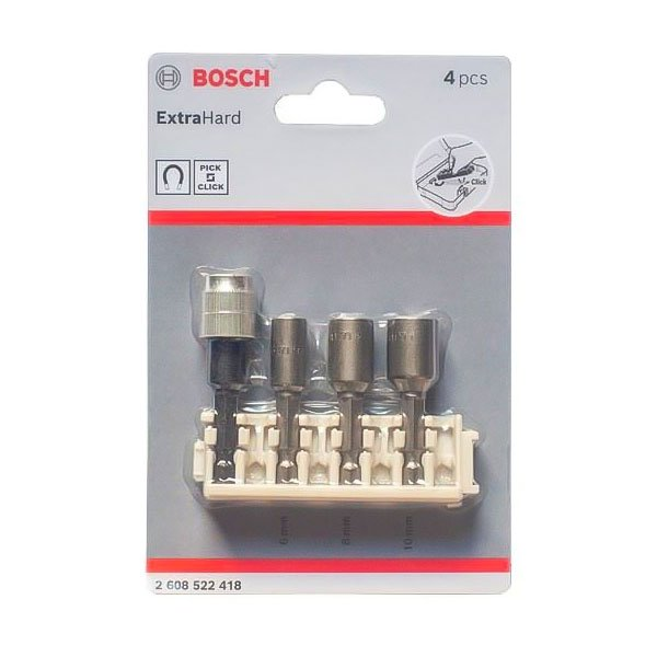 Đầu vặn ốc 6, 8, 10 và đế giữ